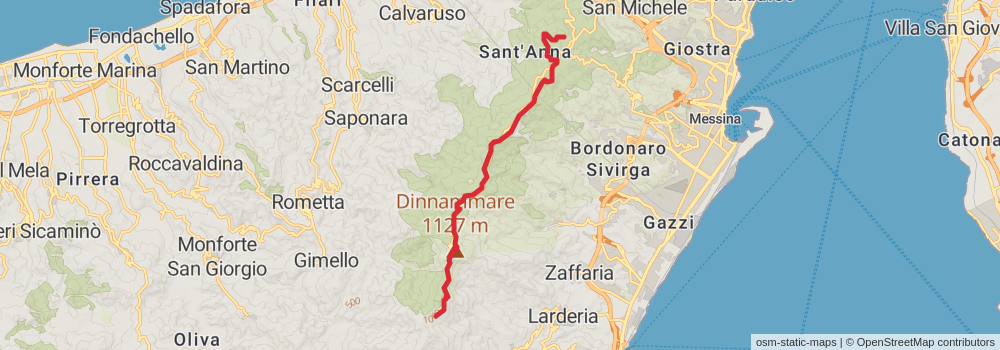 Sentiero Italia - Sicily Section stage 2 Map