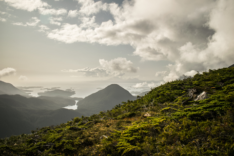An image depicting the trail Mount Edgecumbe Trail and its surrounding area.