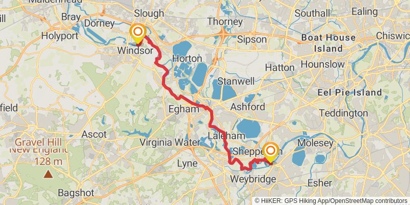 Thames Path stage 10 Map