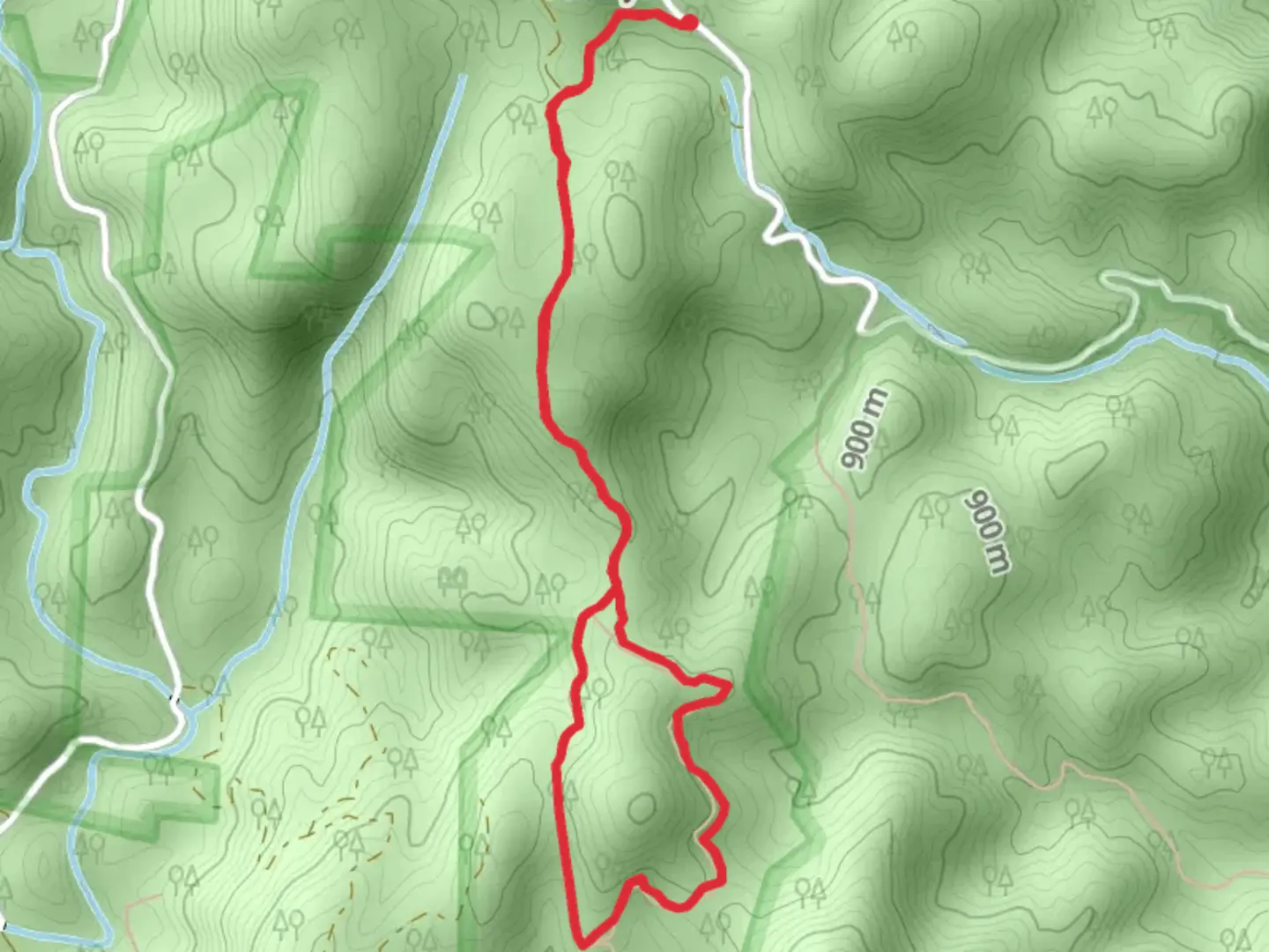 An image depicting the trail Glade Trail and its surrounding area.