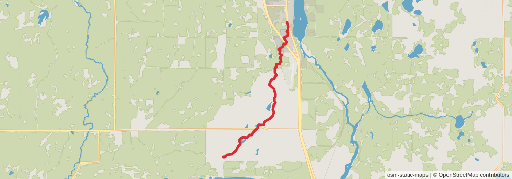 American Perimeter Trail - North Country Primary stage 134 Map
