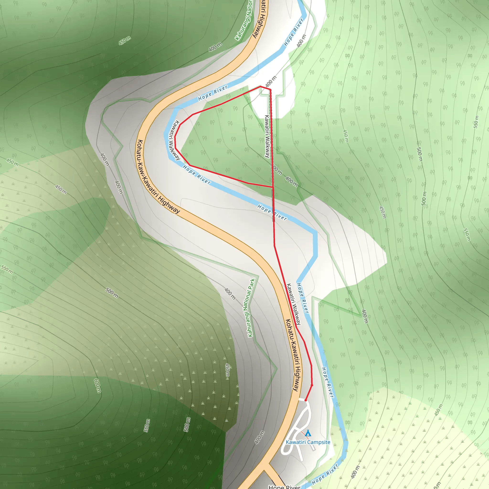 Kawatiri Historic Railway Walk mobile static map