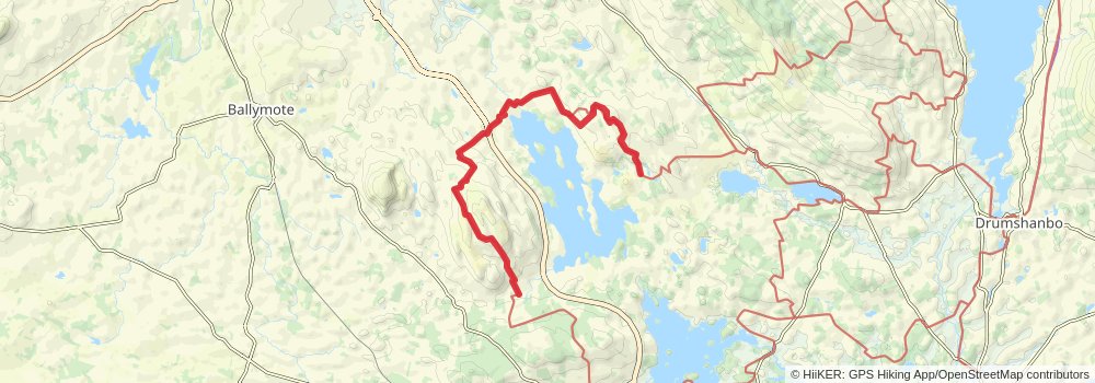 Beara Breifne Way stage 30 Map