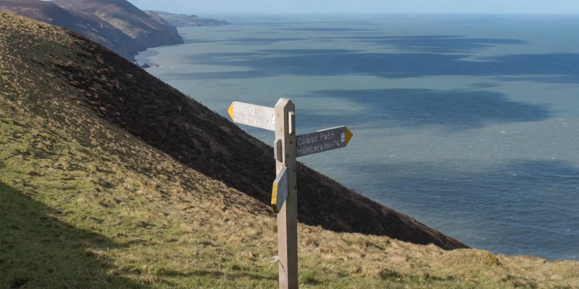 An image depicting the trail Holdstone Down and Trentishoe and its surrounding area.