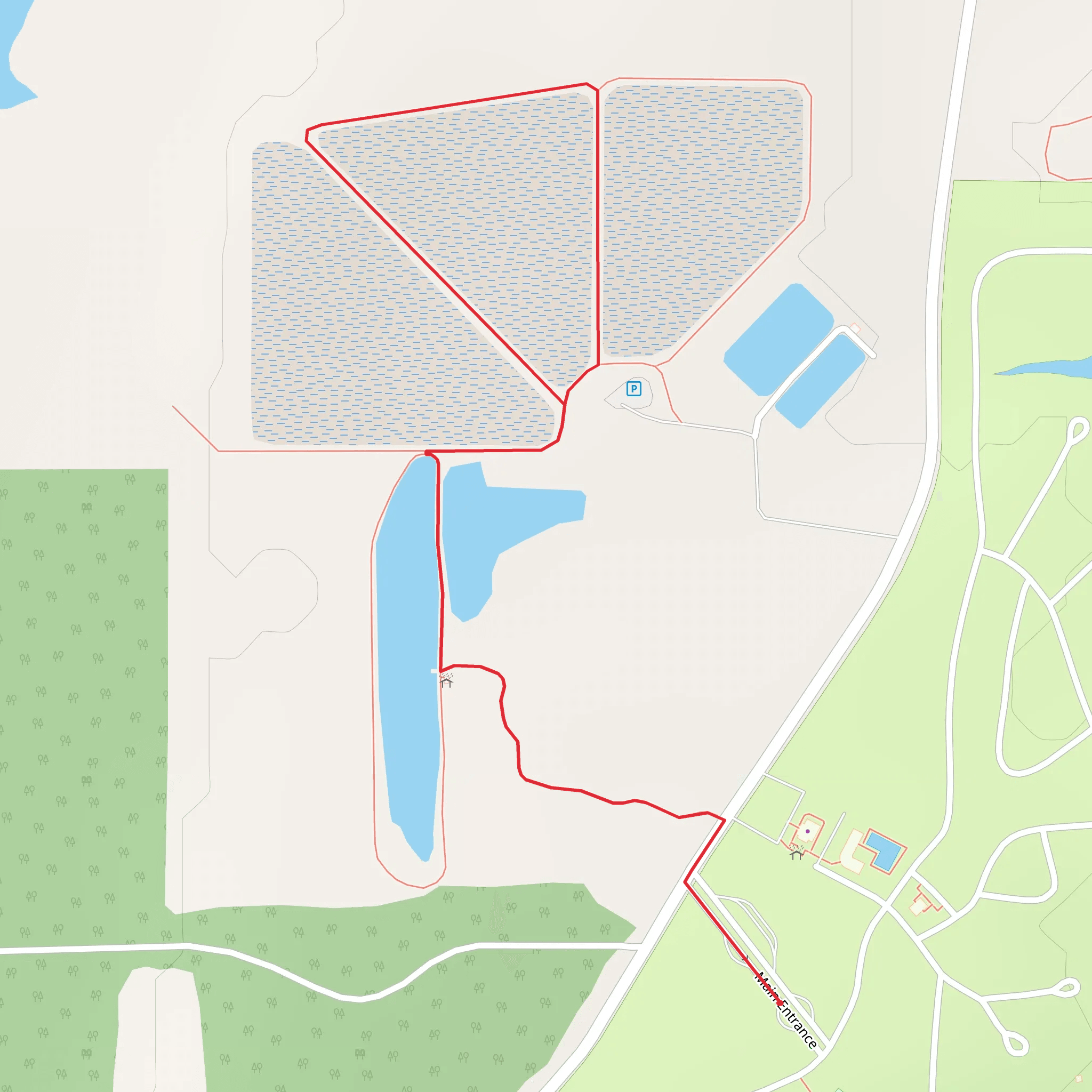 Eldon Hazlet State Park Loop - North mobile static map