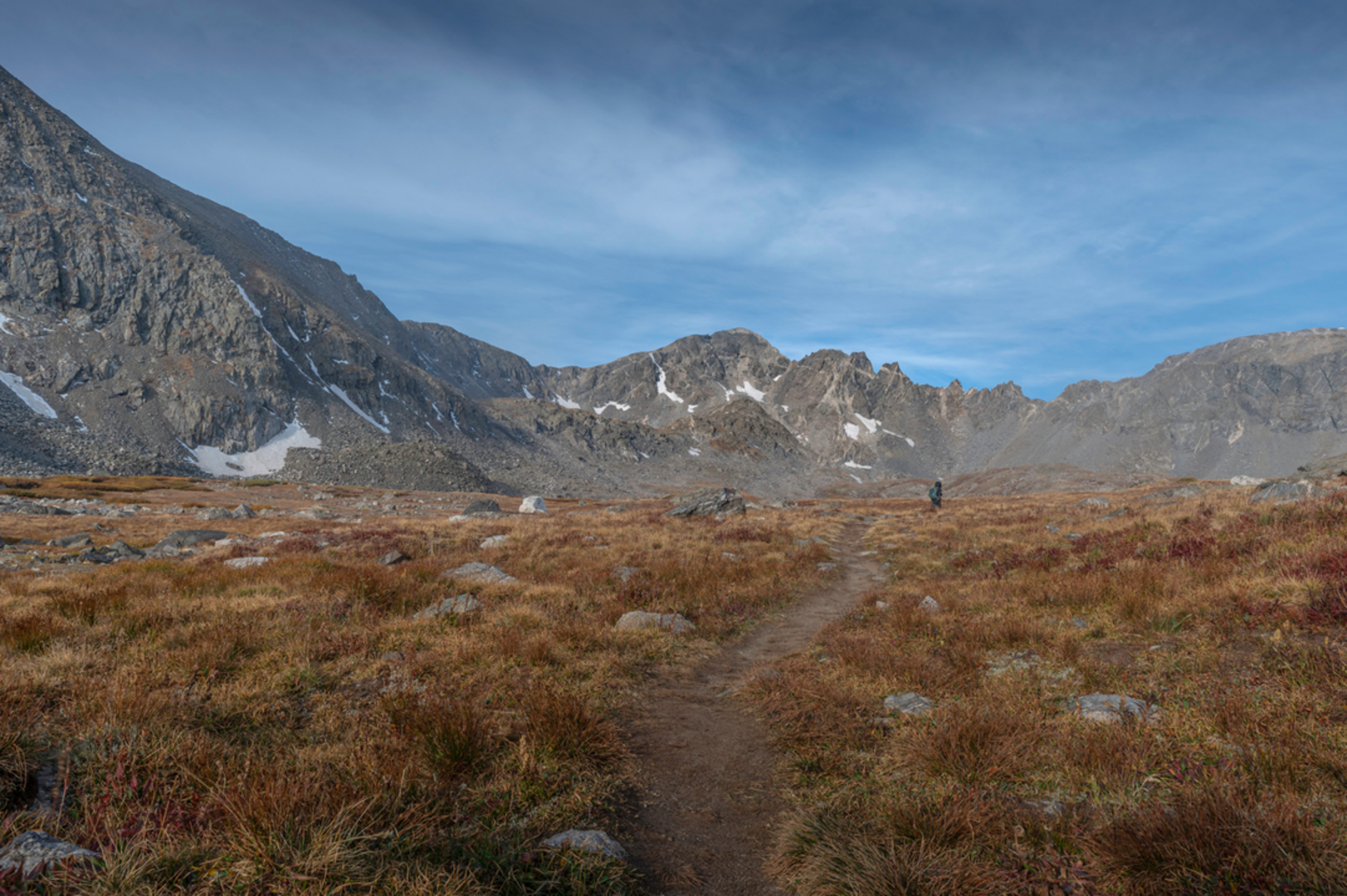 An image depicting the trail Mccullough Gulch Trail and its surrounding area.