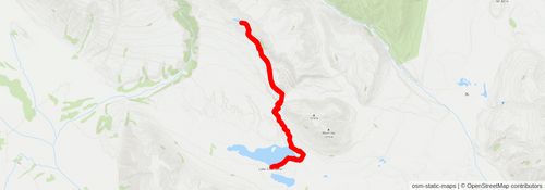 Lake Clearwater to Mystery Lake stage 2 Map