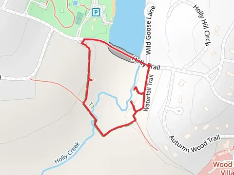 Waterfall Loop Trail from Holly Lake