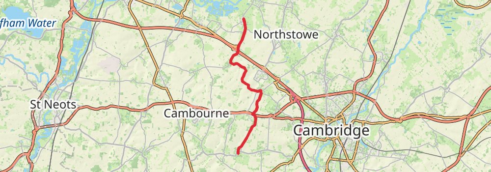 Greenwich Meridian Trail stage 10 Map