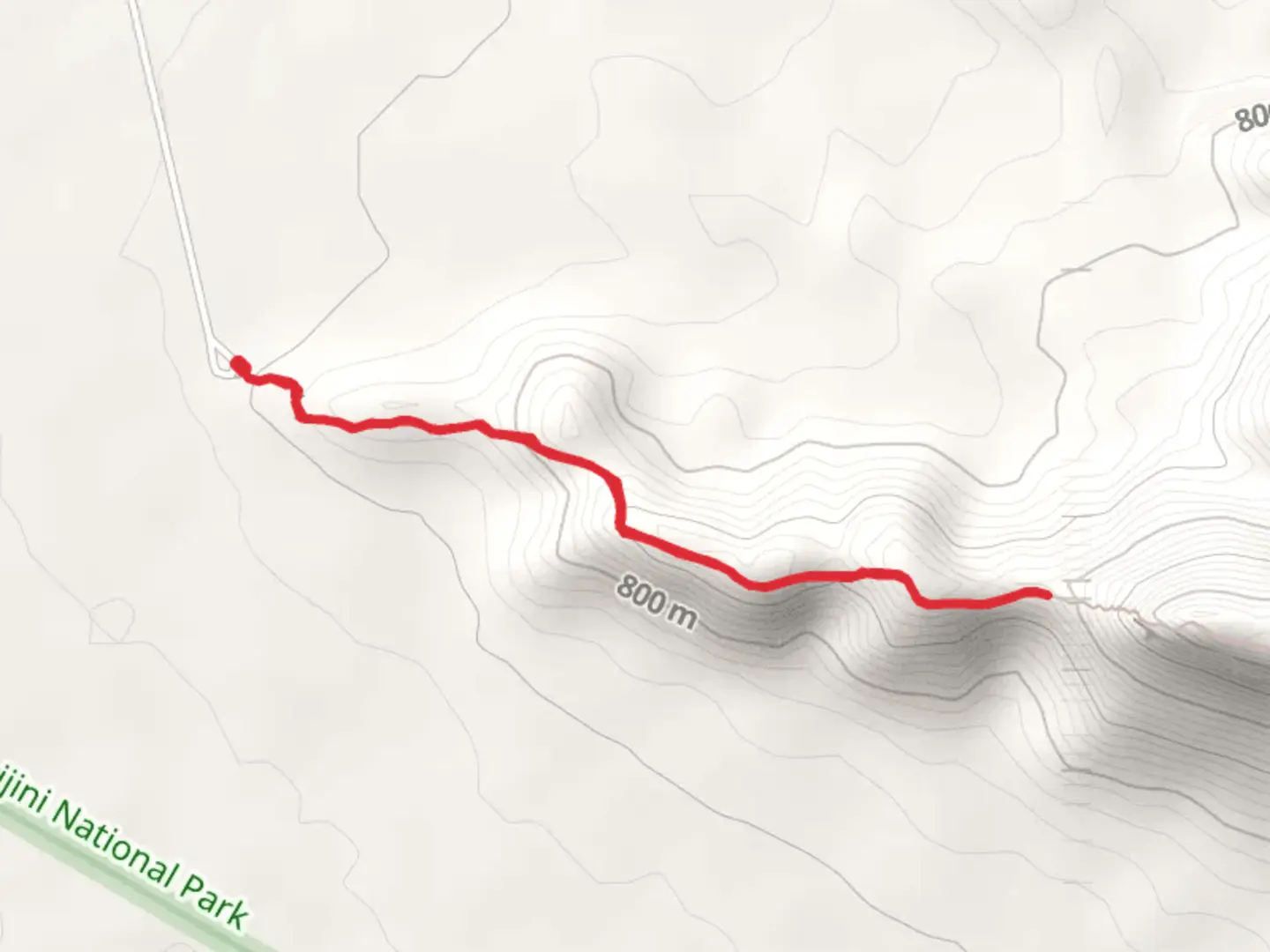 An image depicting the trail Honey Hakea Track and its surrounding area.