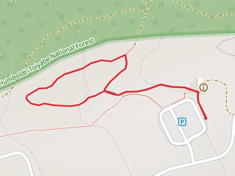 Mount Rose Highway Loop mobile static map