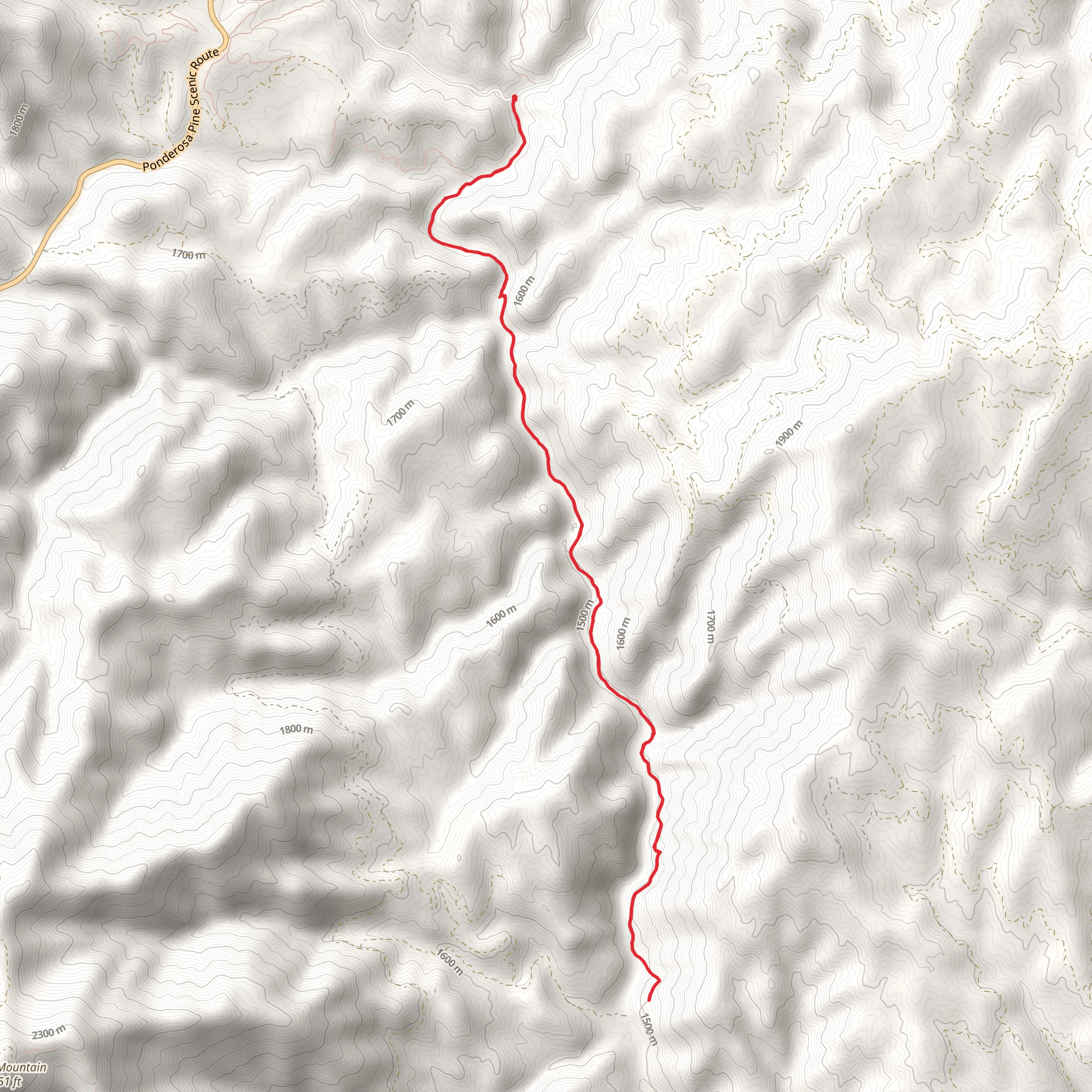 Crooked River Trail mobile static map