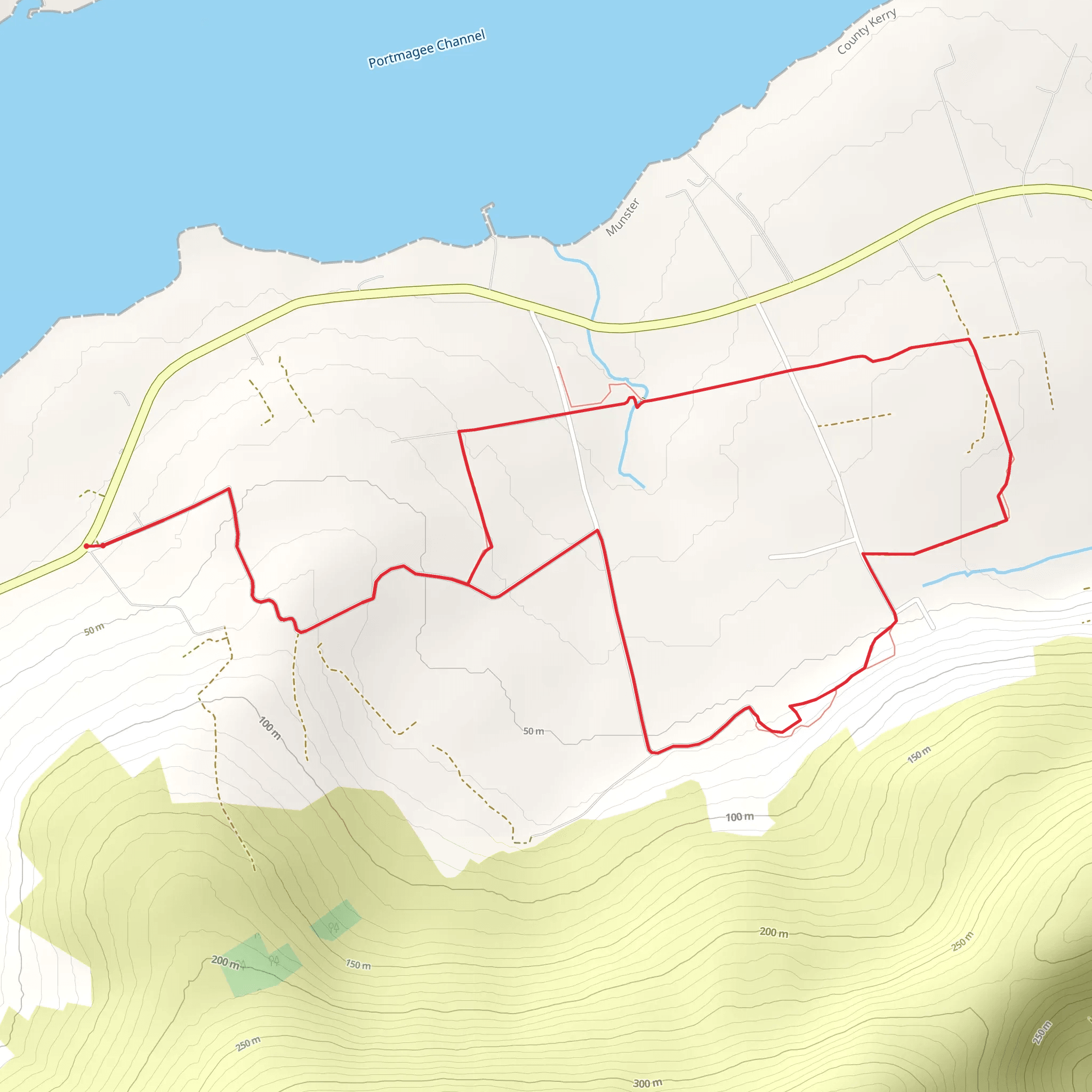 Portmagee Pound Loop Walk mobile static map