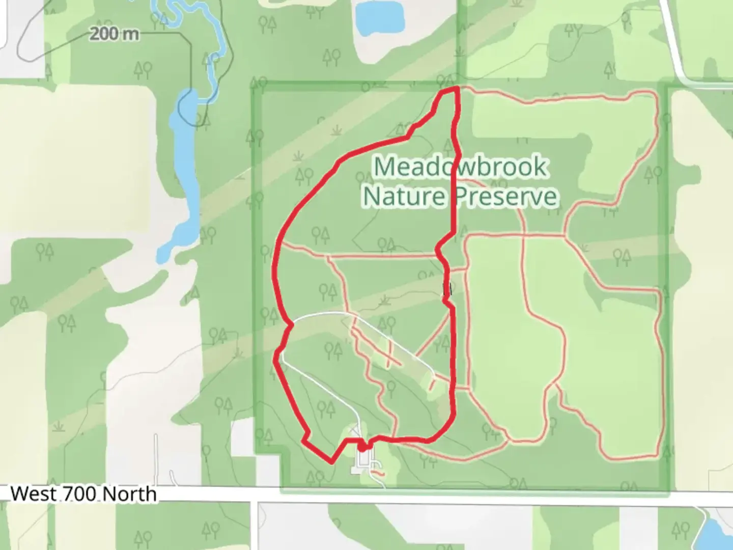 An image depicting the trail Trail 2 Loop and its surrounding area.