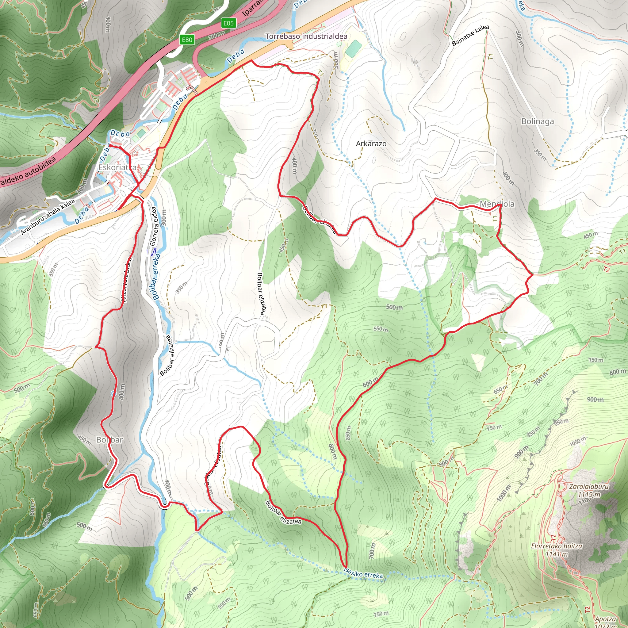 Walk through the Bolibar Church PR GI 99 mobile static map