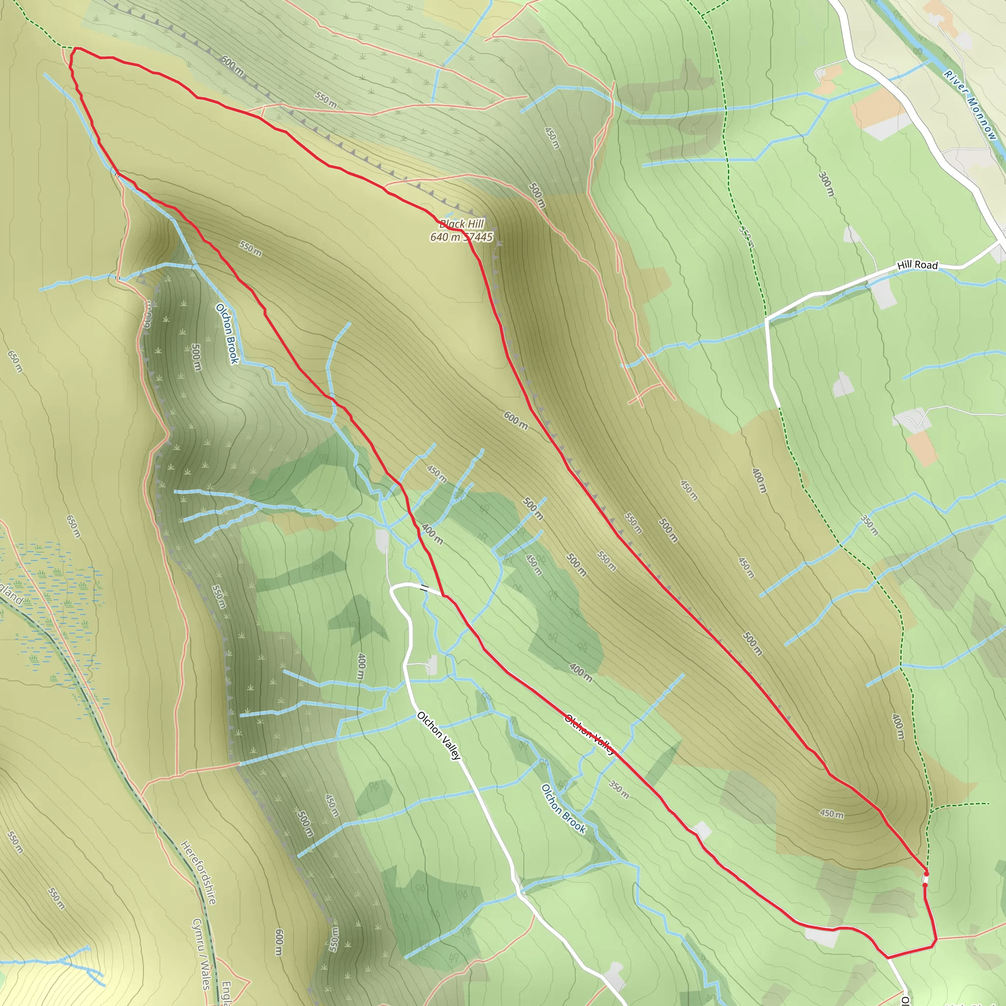 Black Hill Loop mobile static map