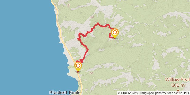 Prewitt Loop Trail stage 2 Map