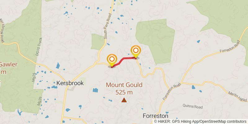 Simpson Loop Trail alt 2 Map