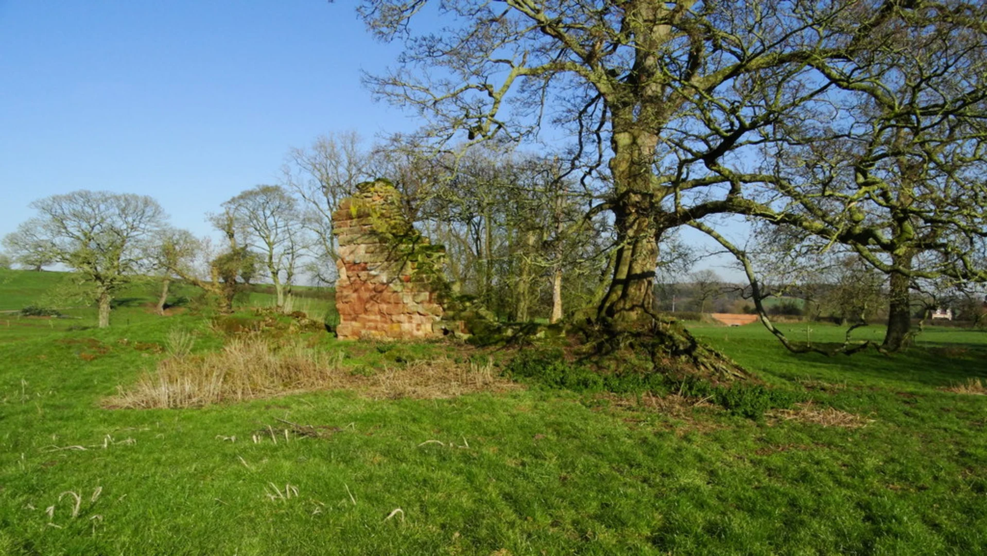 An image depicting the trail Madeley and Aston Loop via Madeley Pool and its surrounding area.
