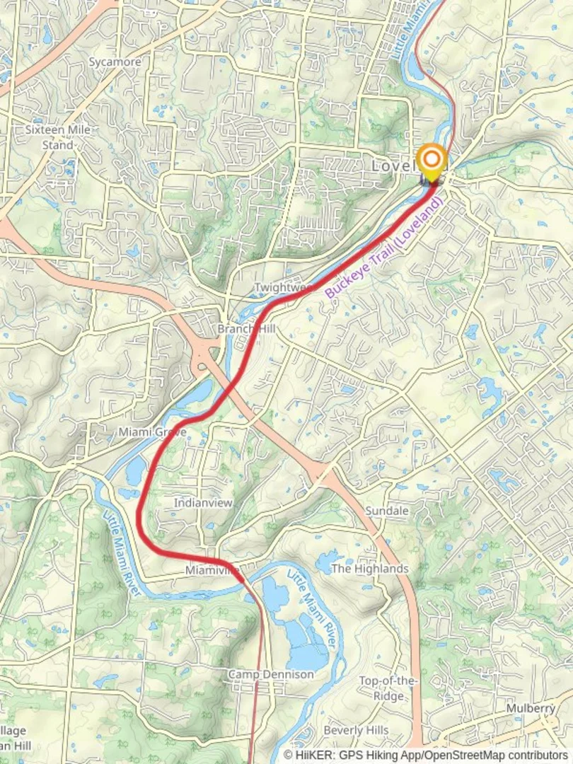 Little Miami River via Buckeye Trail Hamilton County Ohio