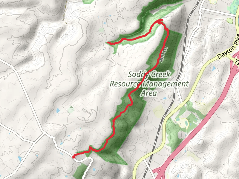 Soddy Creek Gorge Trail - South