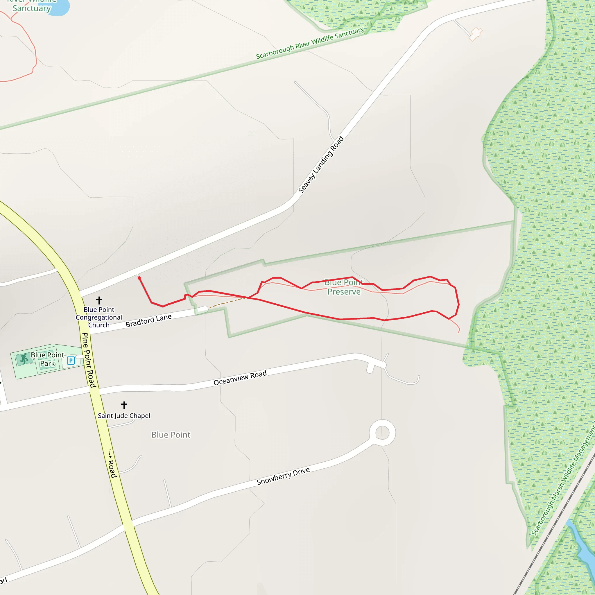 Seavey Landing Road Loop mobile static map