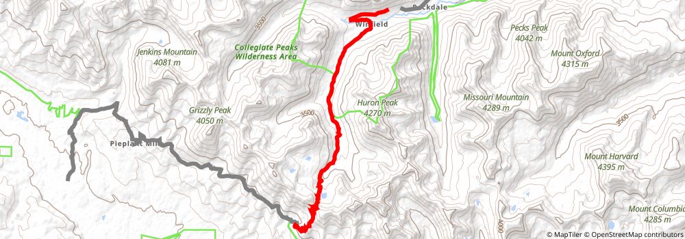 American Discovery Trail South Route stage 256 Map