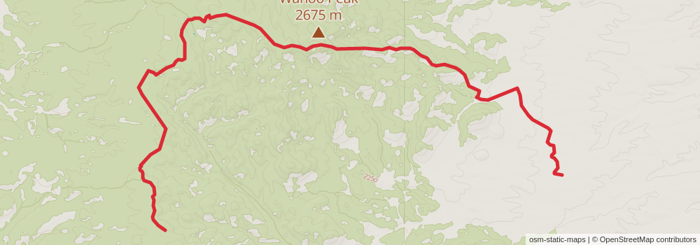 Grand Enchantment Trail stage 45 Map