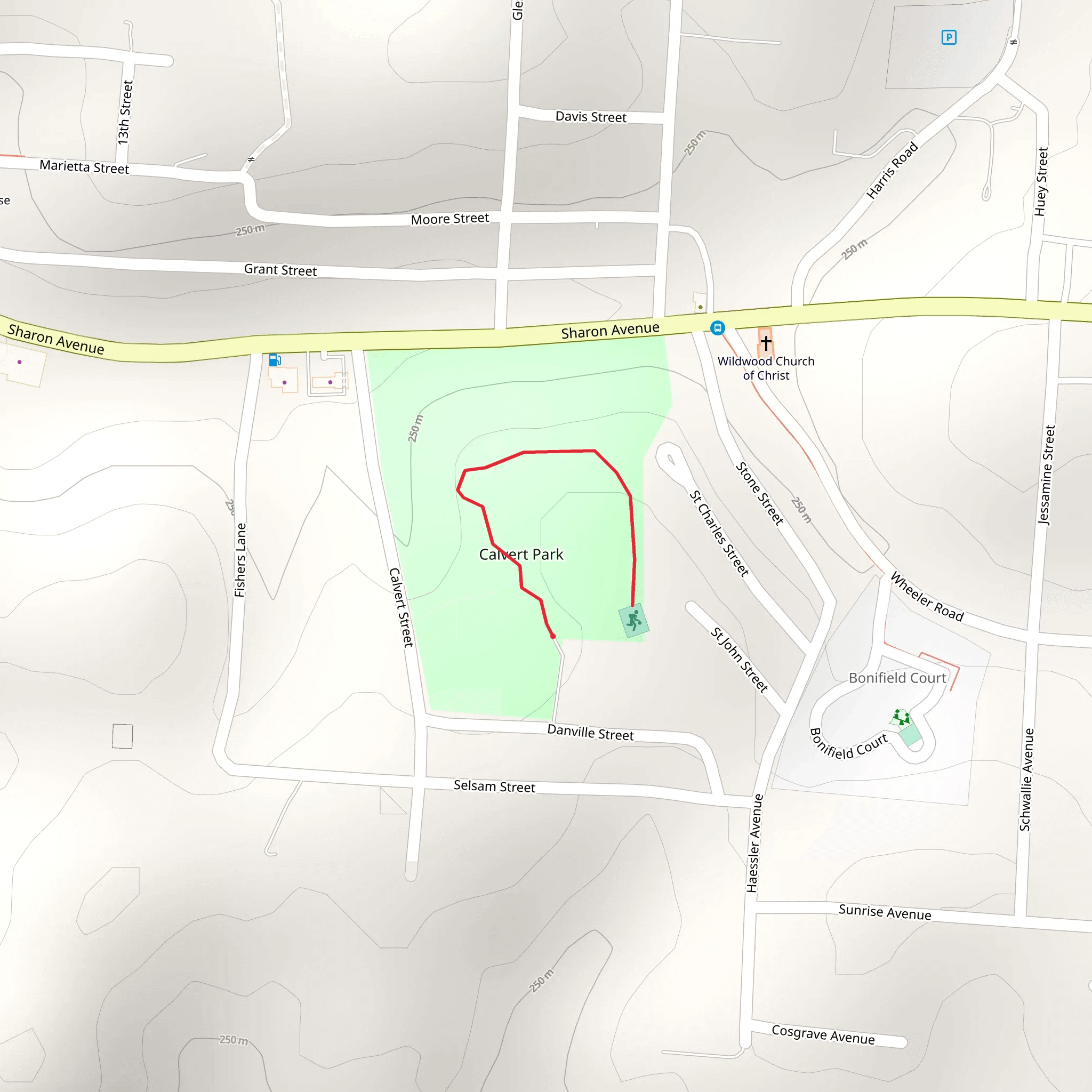 Calvert Park mobile static map