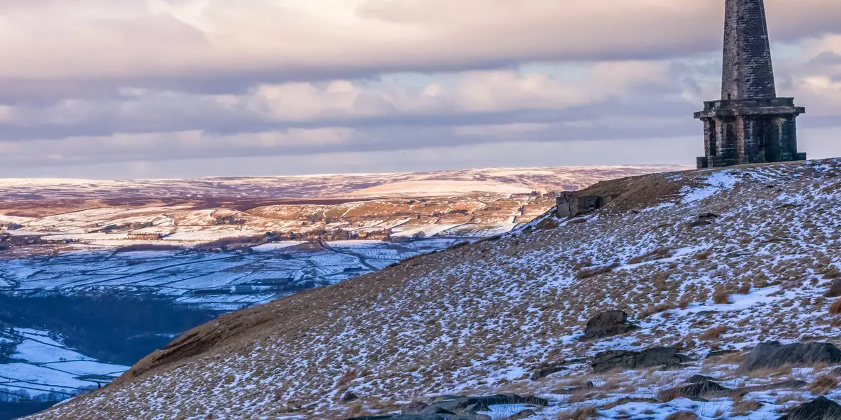Stoodley Pike from Hebden Bridge