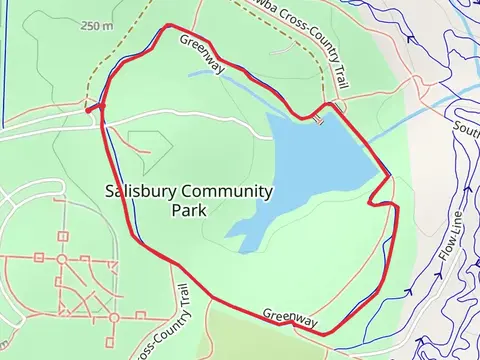 Salisbury Community Park Lake Loop