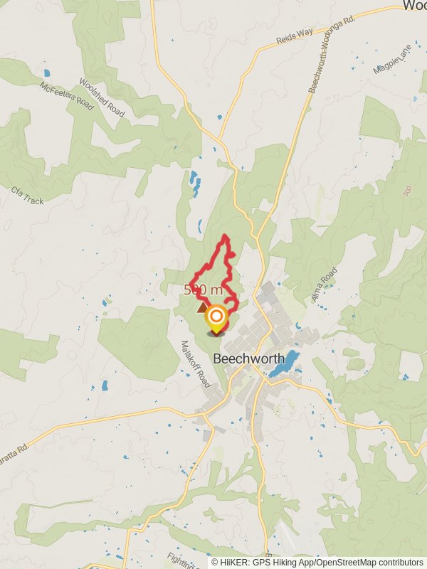 Ingram's Rock Trail mobile static map