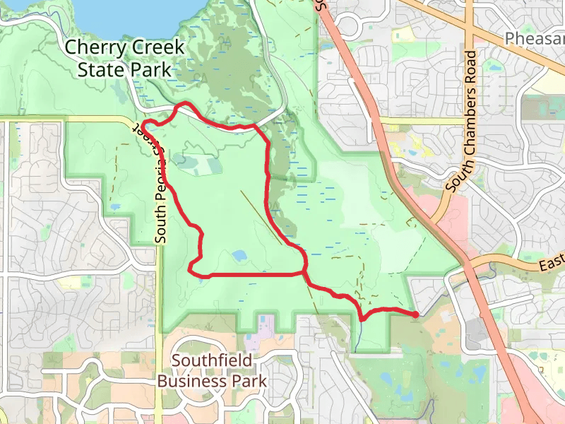 Piney Creek, Cottonwood Creek and Cherry Creek Loop Trail