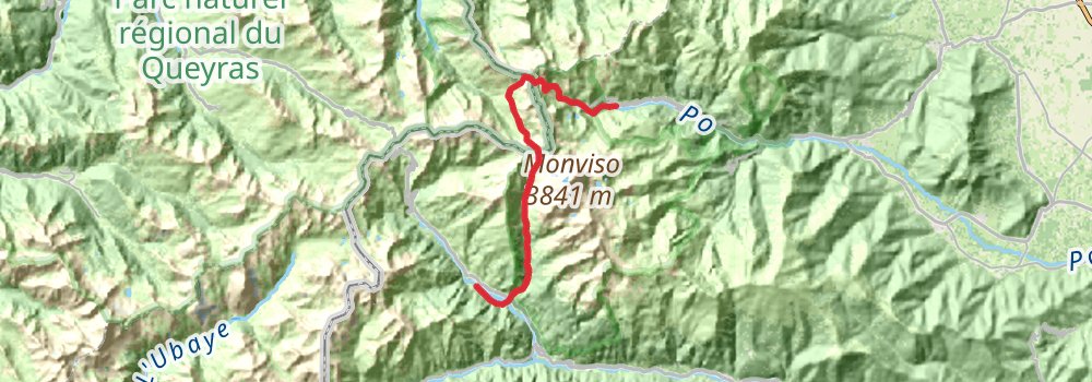 Via Alpina - Blue Trail stage 22 Map