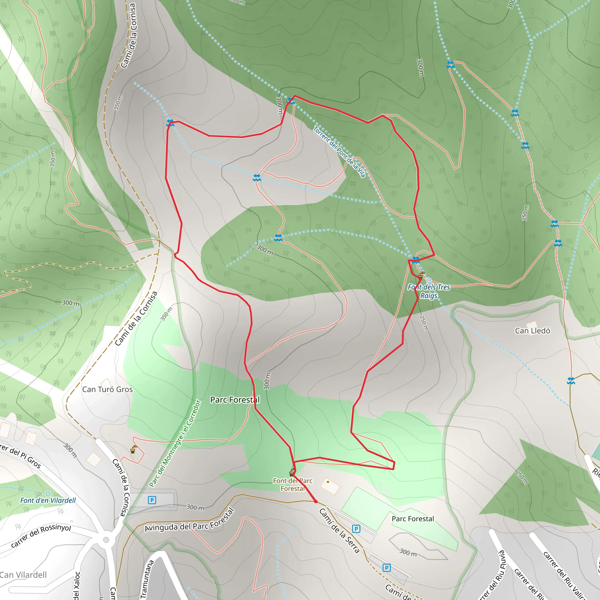 The Pon de la Vila SL C 74 mobile static map
