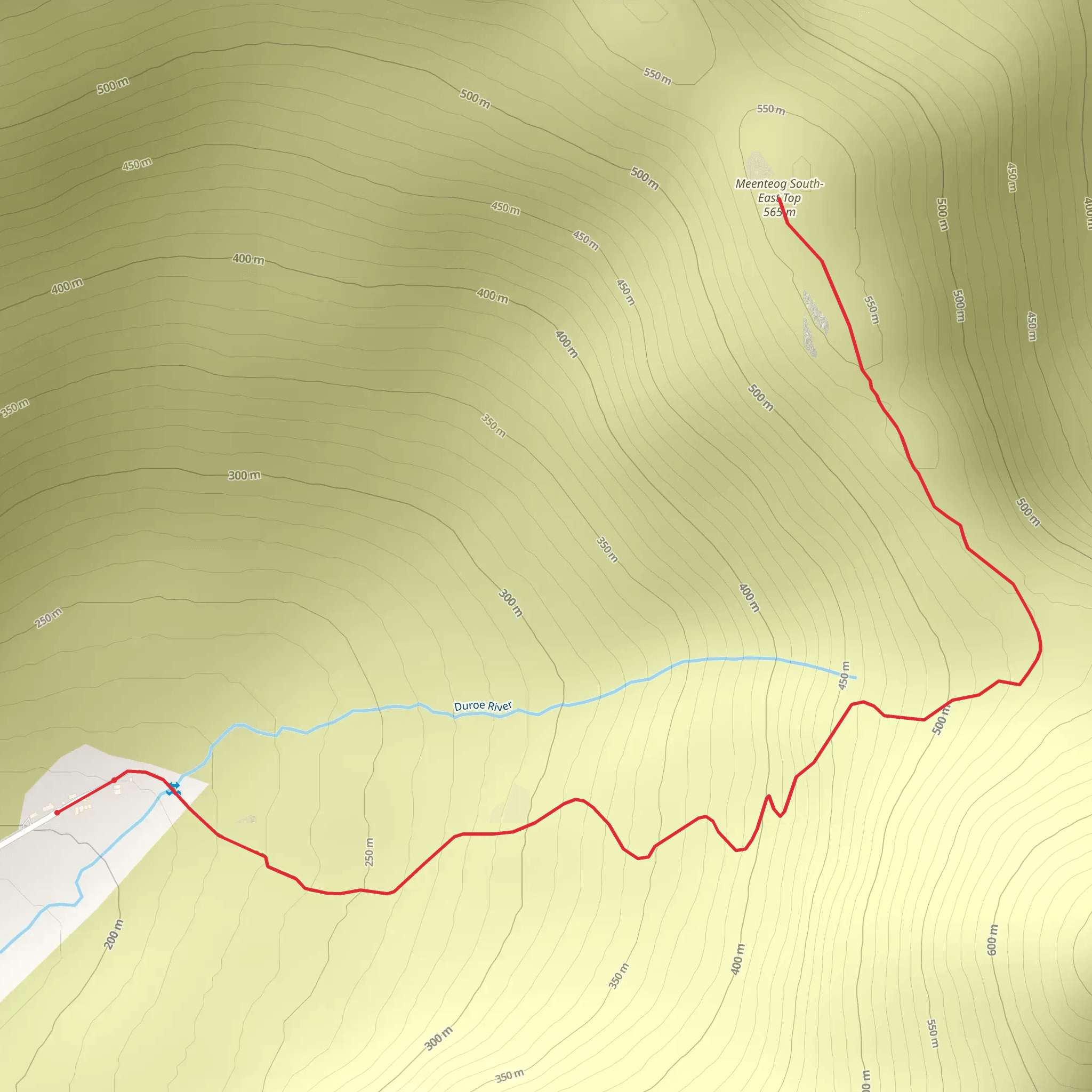 Meenteog South - East Top mobile static map