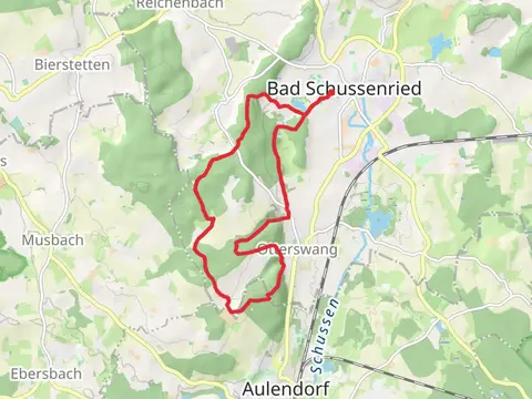 Bad Schussenried and Atzenberg Loop via Zeller See