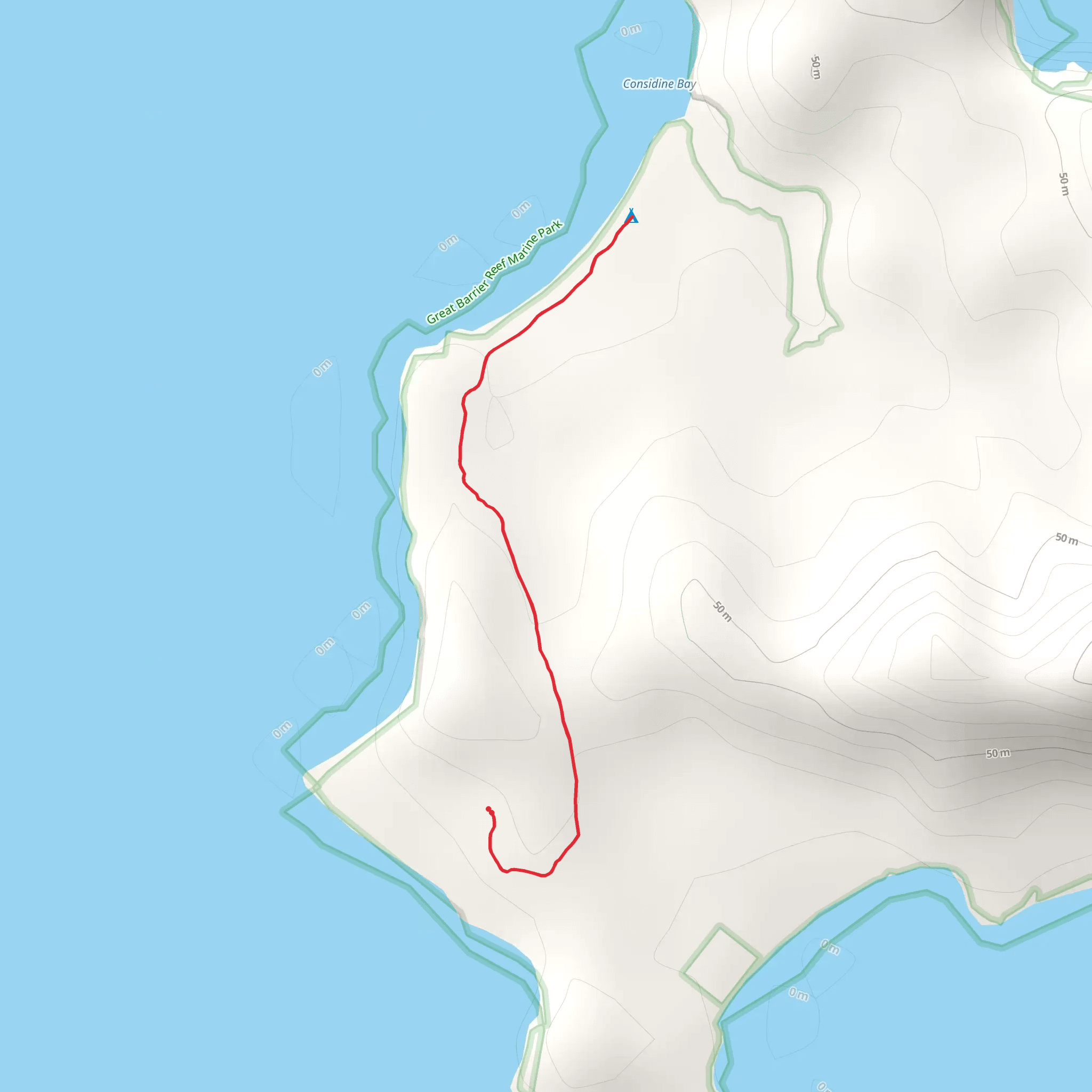 Considine-Mazie Bay Track mobile static map