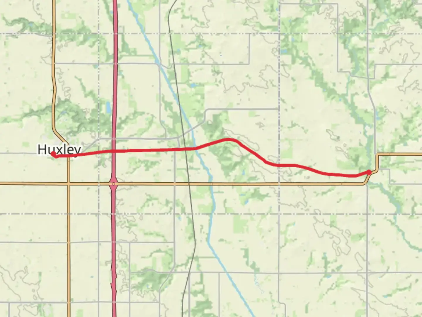 An image depicting the trail Heart of Iowa Nature Trail and its surrounding area.