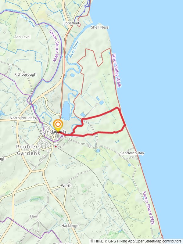 Sandwich Loop mobile static map