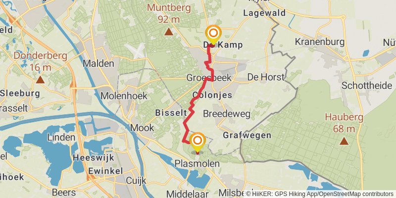 Pieterpad 2 stage 4 Map