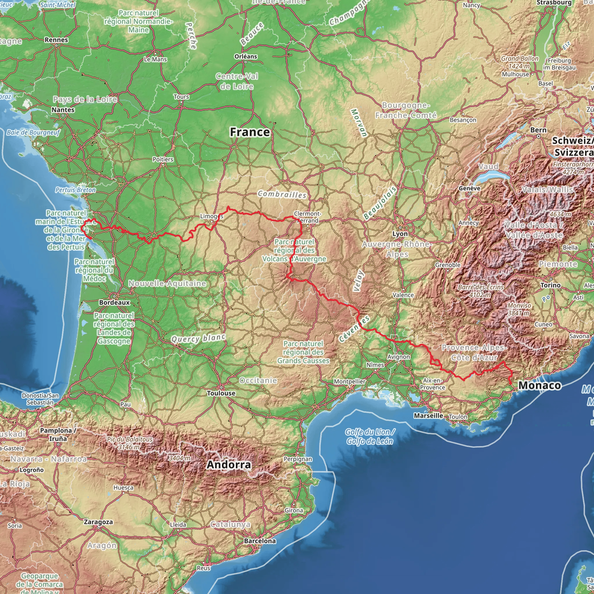 GR 4 mobile static map