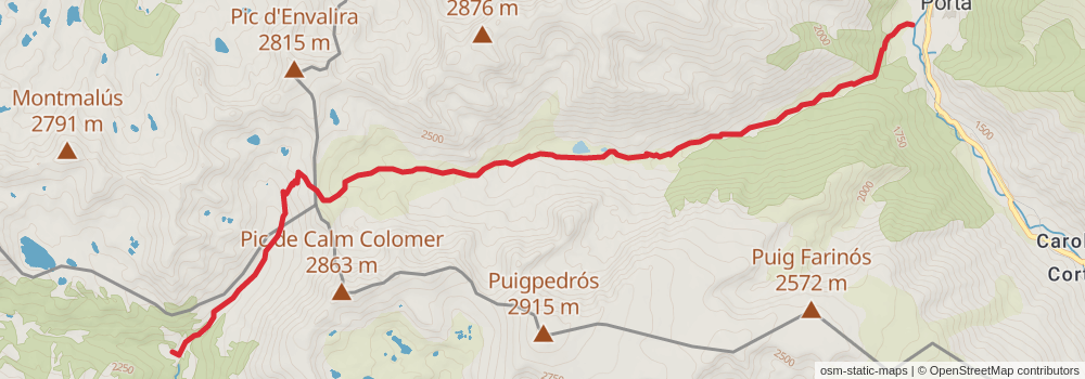 GR 107 Route of the Cathars stage 8 Map