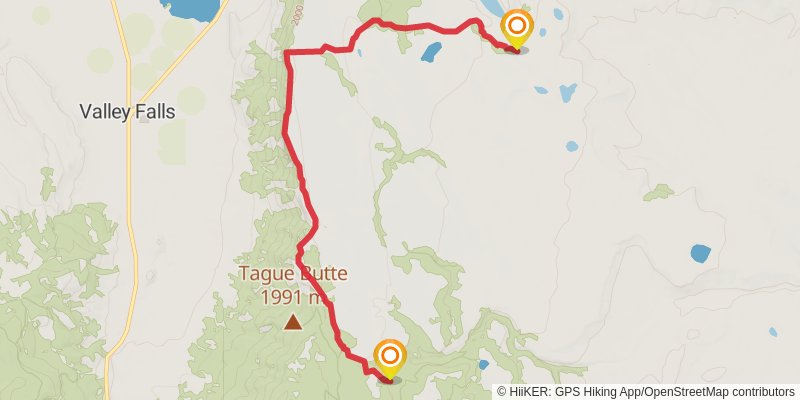 Ultra Pedestrian North Loop stage 116 Map