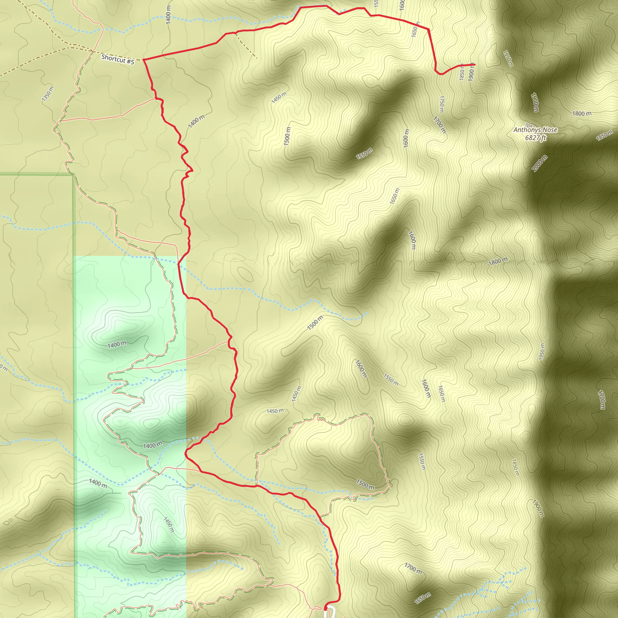Anthonys Nose mobile static map