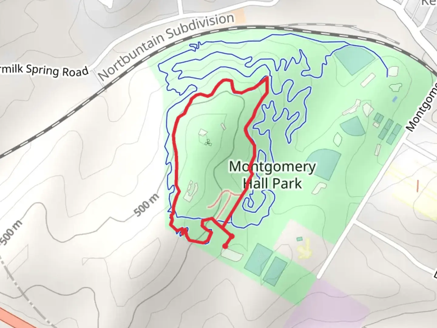 An image depicting the trail Yule Loop Trail and its surrounding area.