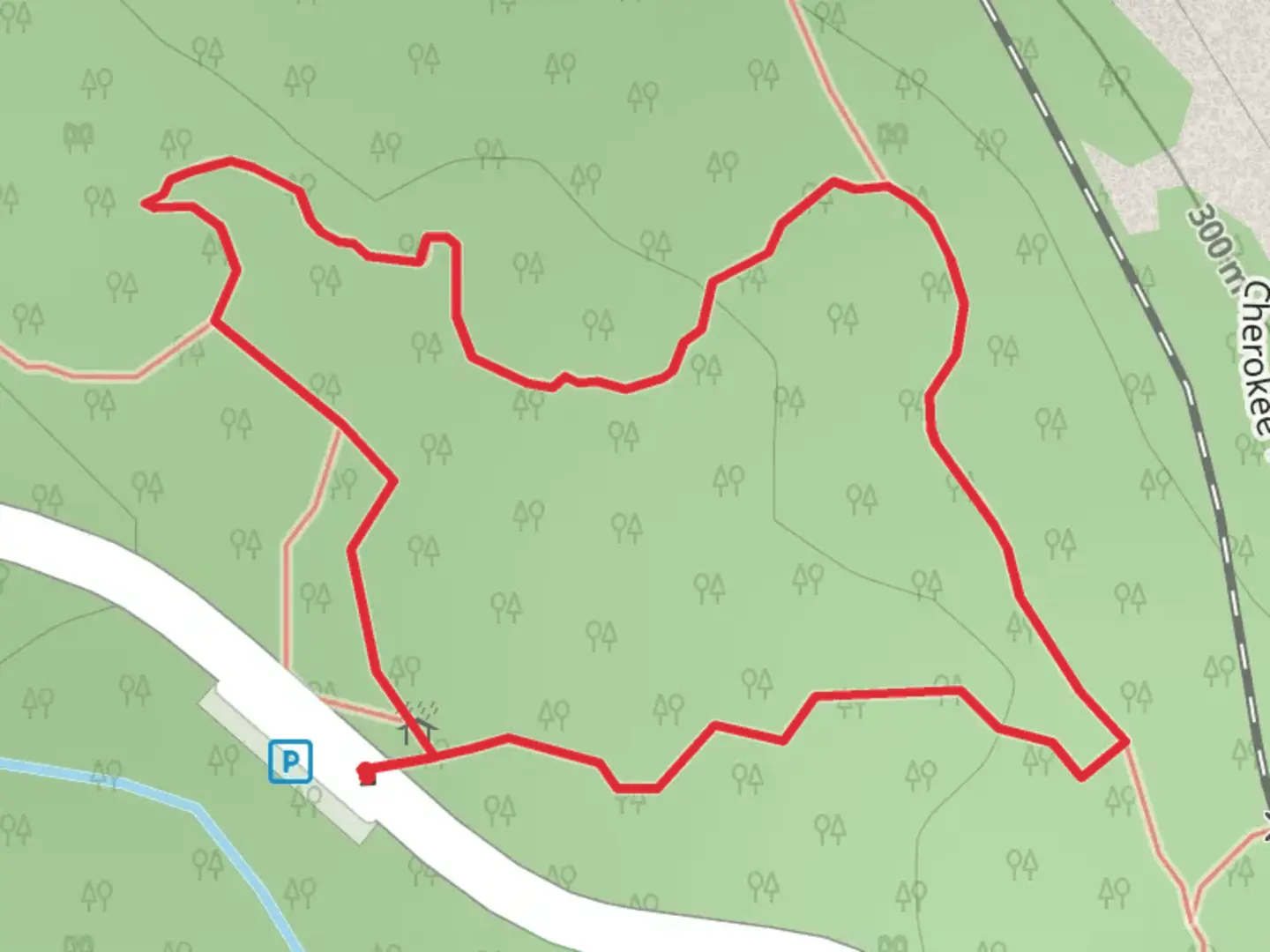 An image depicting the trail Nature Garden Loop Trail and its surrounding area.