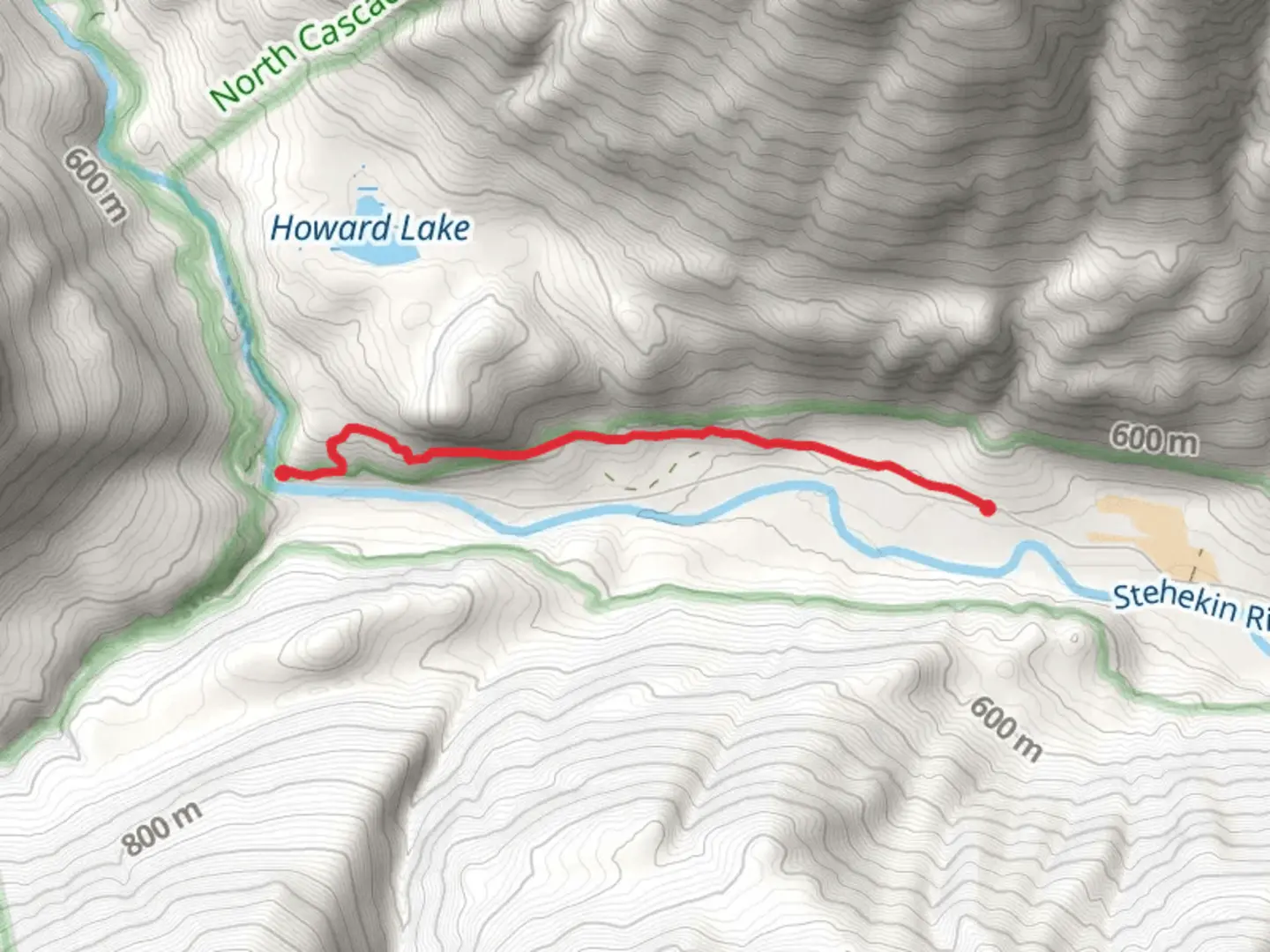 An image depicting the trail Bullion Trail and its surrounding area.
