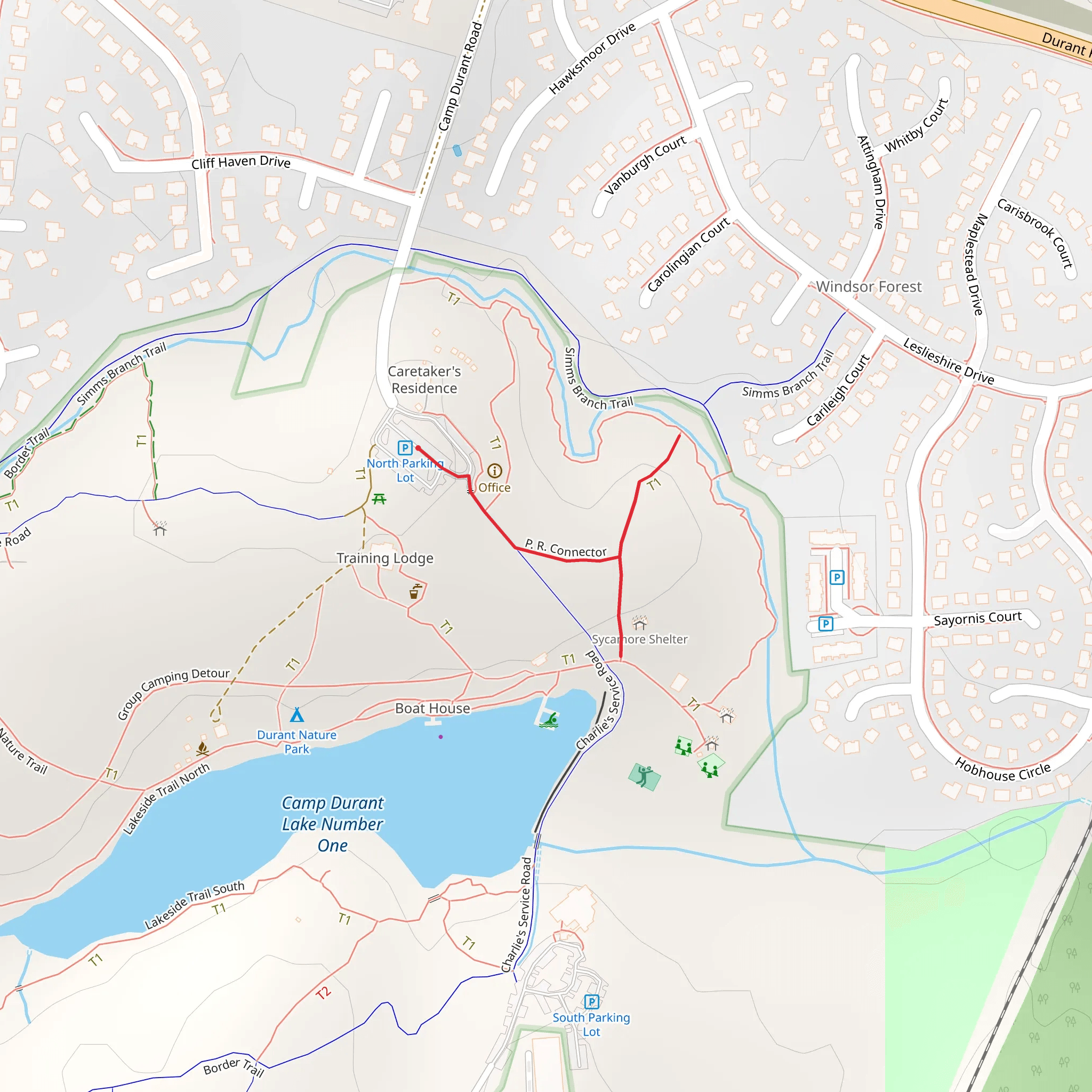 P R Connector mobile static map