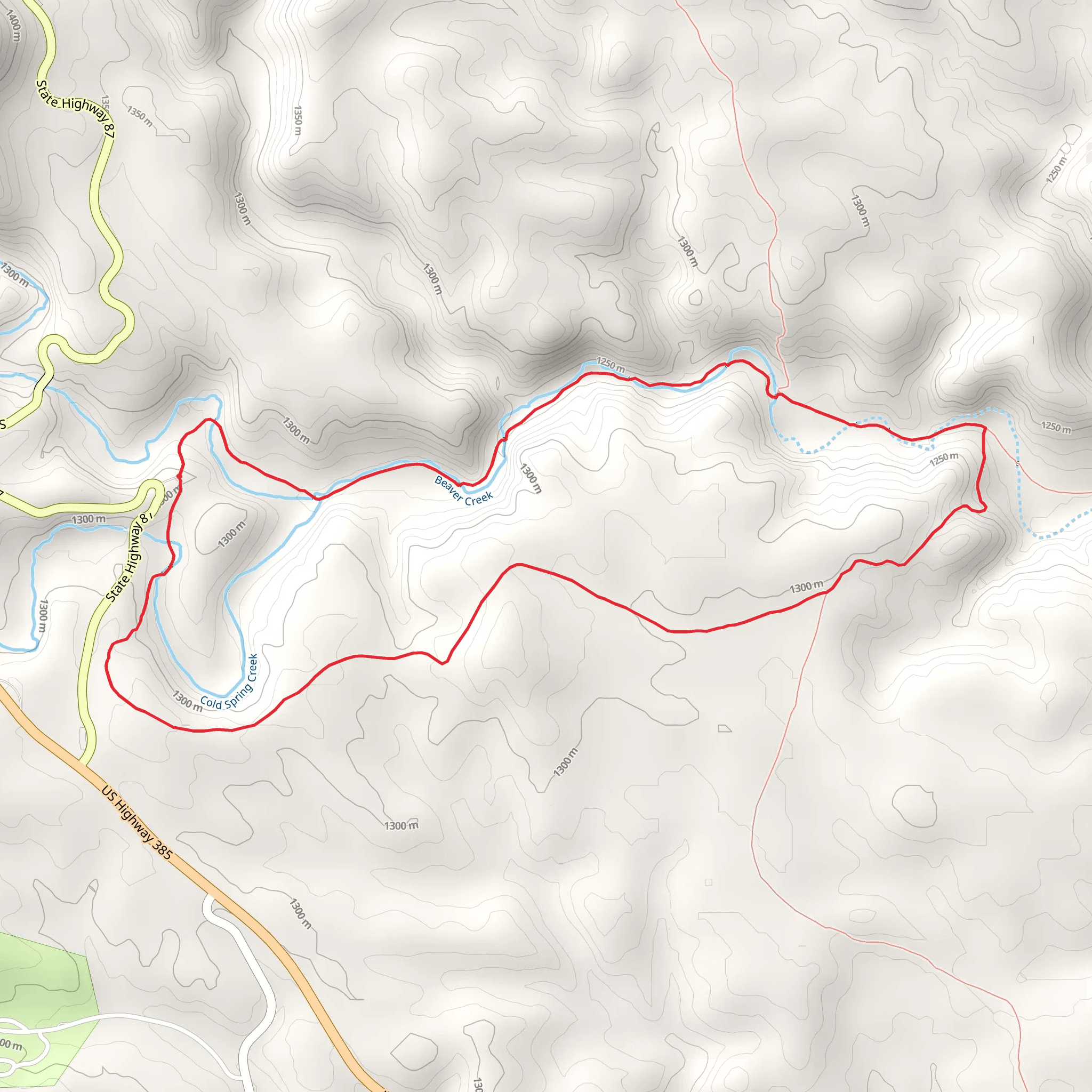 Centennial and Lookout Point Loop Trail mobile static map